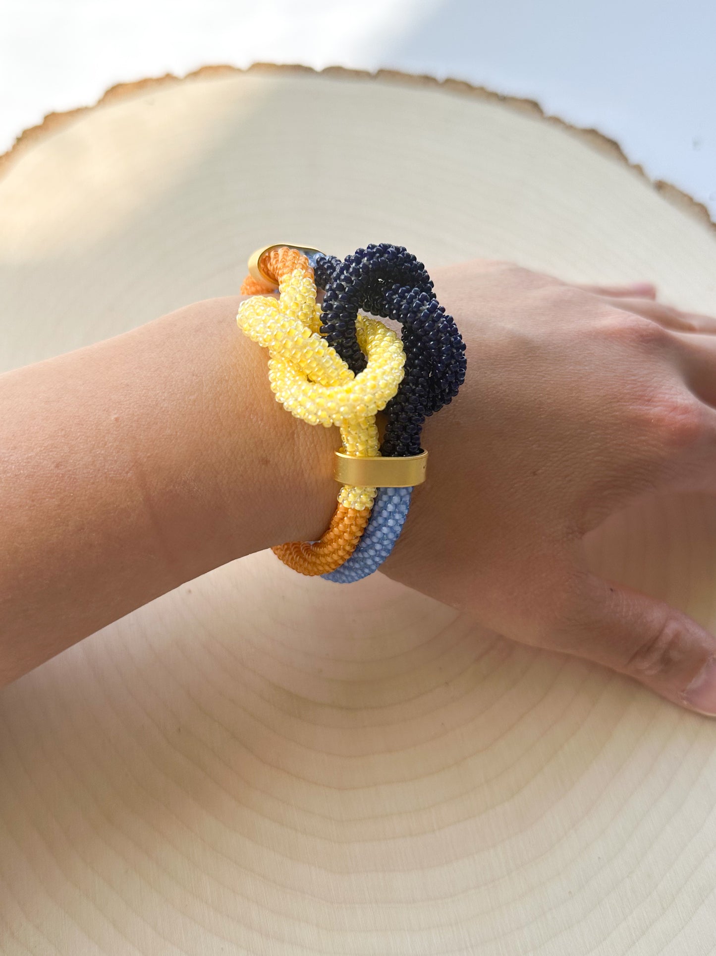 Twin Knot Bracelet - Sunrise