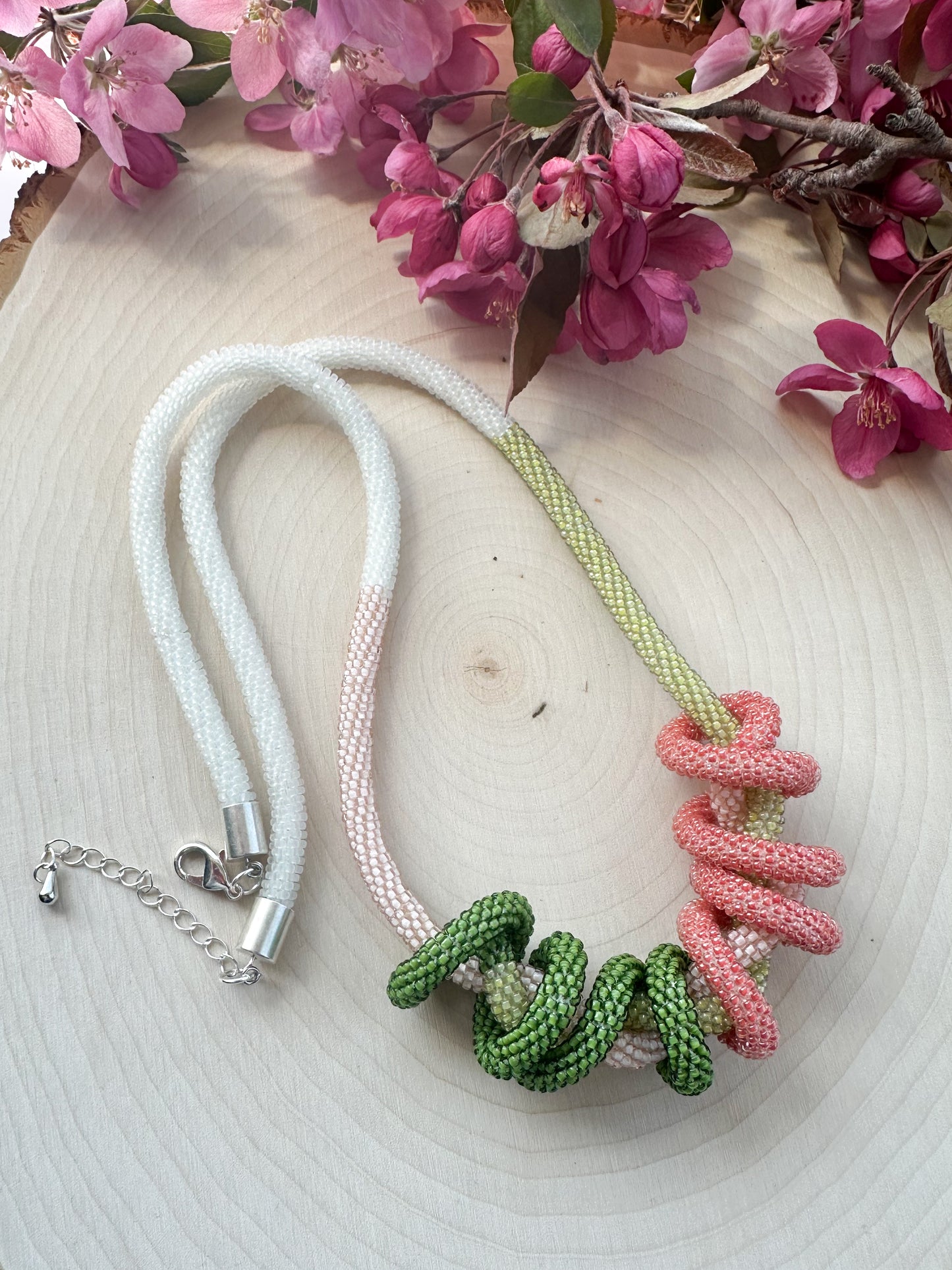 Barrel Necklace - Garden