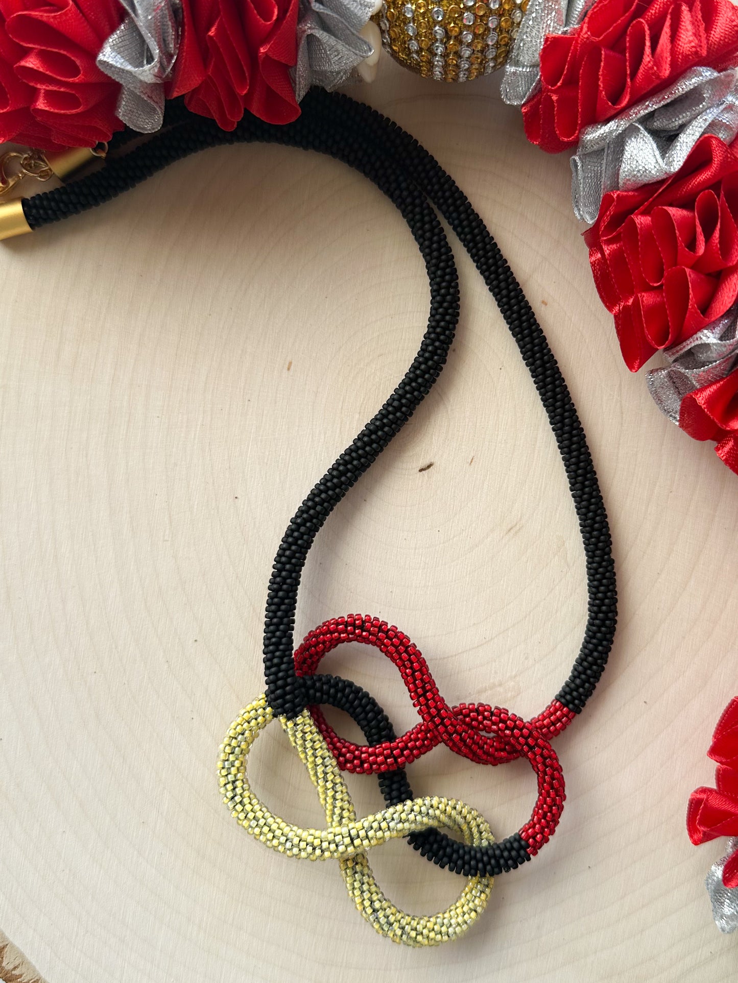 Double-Eight Necklace - Saffron