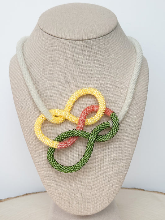 Double-Eight Necklace - Garden