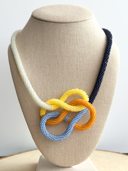 Double-Eight Necklace - Sunrise